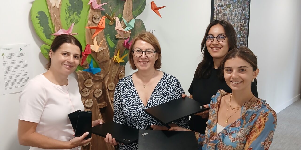 Enedis offre du matériel informatique au Colibri